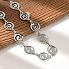 304 Stainless Steel Vortex Link Bracelets for Men & Women BJEW-D042-27P-2