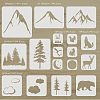 Plastic Drawing Painting Stencils Templates DIY-WH0172-691-2