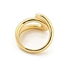 Brass Open Cuff Rings RJEW-G309-50G-3