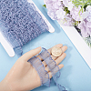 10 Yards Polyester Pleated Lace Trim OCOR-GF0003-52A-3