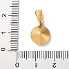 PVD Vacuum Plating 304 Stainless Steel Pendants STAS-C107-04G-05-3