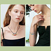 100Pcs 10 Colors Electroplate Transparent Glass Faceted Pumpkin European Dangle Charms PALLOY-TAC0232-8
