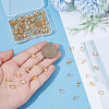 120Pcs Brass Snap on Bails KK-UN0005-58G-3
