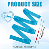 3Pcs Polycotton Dance Ribbons with Wand AJEW-CN0004-17-2