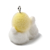 Easter Opaque Resin Pendants RESI-F062-03E-2