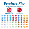200Pcs 10 Color Electroplate Glass Bead Strands EGLA-KS0001-02-4
