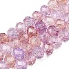 Transparent Glass Beads Strands GLAA-T023-8mm-A03-1