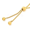 Round Beaded 304 Stainless Steel Pendant Necklaces for Women LS-NJEW-G137-01G-3