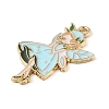 Golden Plated Alloy Eanaml Pendants LS-PALLOY-S184-04G-B-2