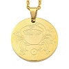 Constellation Pendant Necklaces NJEW-S422-04G-04-1