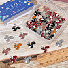 SUNNYCLUE 50Pcs Alloy Enamel Pendants ENAM-SC0004-06-3