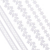 15Yards 3 Styles Polyester Hollow Leaf Ribbons OCOR-TA0002-79B-3