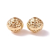 Brass Hollow Beads KK-P226-39CG-01-2