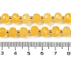 Natural Yellow Agate(Dyed & Heated) Beads Strands G-H057-A14-03-5