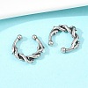 316 Stainless Steel Hoop Nose Rings AJEW-C044-05B-AS-2