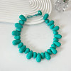 Resin Teardrop Beaded Necklaces for Women FS-WG19753-03-1