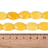 Dyed Natural White Jade Beads Strands G-N370-01A-13-5
