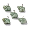 Natural Green Aventurine Pendants G-B127-05P-02-2