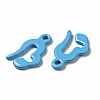 Spray Painted 201 Stainless Steel Charms STAS-G304-27B-2