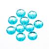Acrylic Rhinestone Flat Back Cabochons GACR-Q008-8mm-04-1