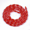 Transparent Glass Beads Strands X-GLAA-T009-004E-2