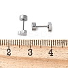 304 Stainless Steel Stud Earrings for Women EJEW-E603-05A-P-2