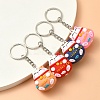 4Pcs PVC Cartoon Lucky Cat Doll Pendant Keychain KEYC-YW0001-10-1