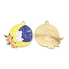 Alloy Enamel Pendants FIND-C037-13G-01-1