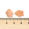 Natural Sea Shell Carved Leaf Charms SSHEL-C013-02B-3