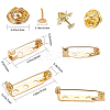 Iron Lapel Pin Backs IFIN-SC0001-01-2