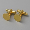 Brass Cufflinks for Men FIND-WH0420-52A-G-1