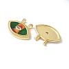 Brass Micro Pave Cubic Zirconia Pendants KK-F892-03G-2