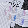 Luminous Ocean Transparent Resin Cabochons CRES-L045-02B-1