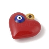 304 Stainless Steel Enamel Pendants LS-STAS-M071-02G-2