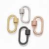 Brass Screw Carabiner Lock Charms KK-T047-02-1