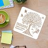 Plastic Reusable Drawing Painting Stencils Templates DIY-WH0172-232-3