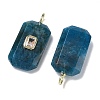 Natural Apatite Faceted Pendants G-F819-02G-05-2