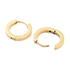 Ion Plating(IP) Frosted 304 Stainless Steel Huggie Hoop Earrings for Women EJEW-C096-31B-G-3