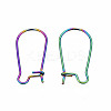 304 Stainless Steel Hoop Earrings Findings Kidney Ear Wires LS-X-STAS-N098-006-3