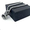 Minimalist Hip-Hop 304 Stainless Steel Fist Pendant Necklaces for Men ZI2468-4