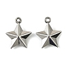 304 Stainless Steel Charms. Star Charm X-STAS-A190-05P-1