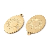 Ion Plating(IP) 316L Surgical Stainless Steel Pendants STAS-H213-61G-3