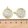 Brass Pendants KK-G555-14GP-3