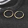 Brass Hoop Earrings EJEW-G474-01G-02-3