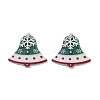 Christmas Themes Opaque Printed Acrylic Pendants OACR-B037-01-1