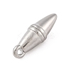 Non-Tarnish 304 Stainless Steel Pendants STAS-Z077-02P-2