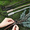 5Pcs 5 Colors Polypropylene Fiber Braided Neck Lanyards AJEW-NB0003-55-2