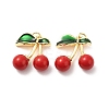 Brass Enamel Pendants KK-L237-018G-1