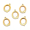 Ion Plating(IP) 304 Stainless Steel Alphabet Charms STAS-H122-Q-G-2
