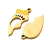 304 Stainless Steel Enamel Split Pendants STAS-H235-04B-G-3